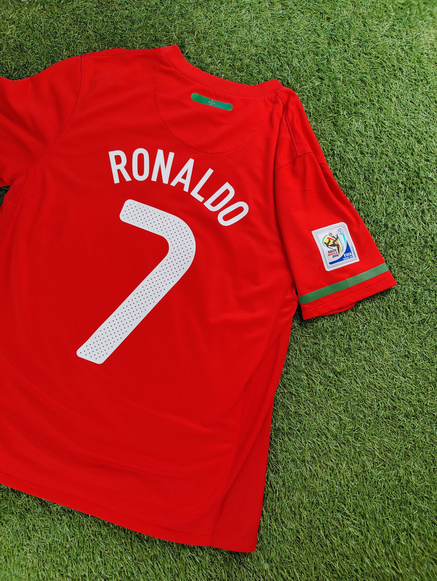 Cristiano Ronaldo Str. M Portugal Hjemmebanetrøje (VM 2010)
