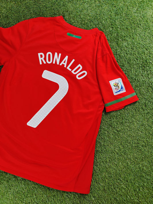 Cristiano Ronaldo Str. M Portugal Hjemmebanetrøje (VM 2010)