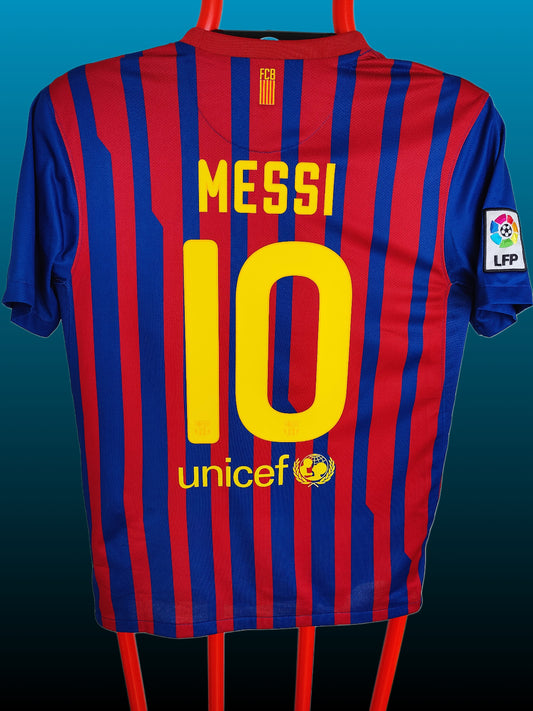 Lionel Messi FC Barcelona Hjemmebanetrøje – Str. M (2011/12)