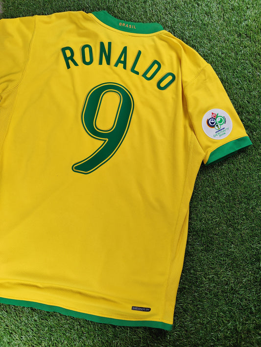 Ronaldo Nazário Str. L Brasilien Hjemmebanetrøje (VM 2006)