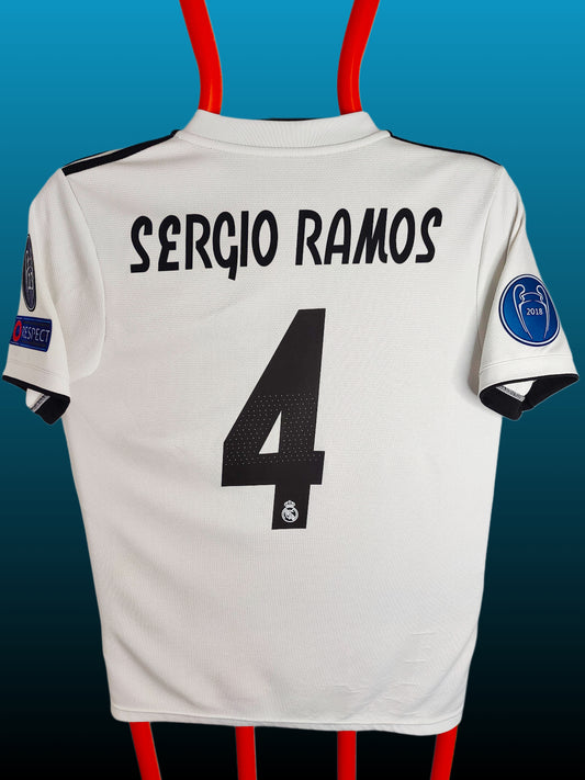 Sergio Ramos Real Madrid Hjemmebanetrøje – Str. M (2018/19)