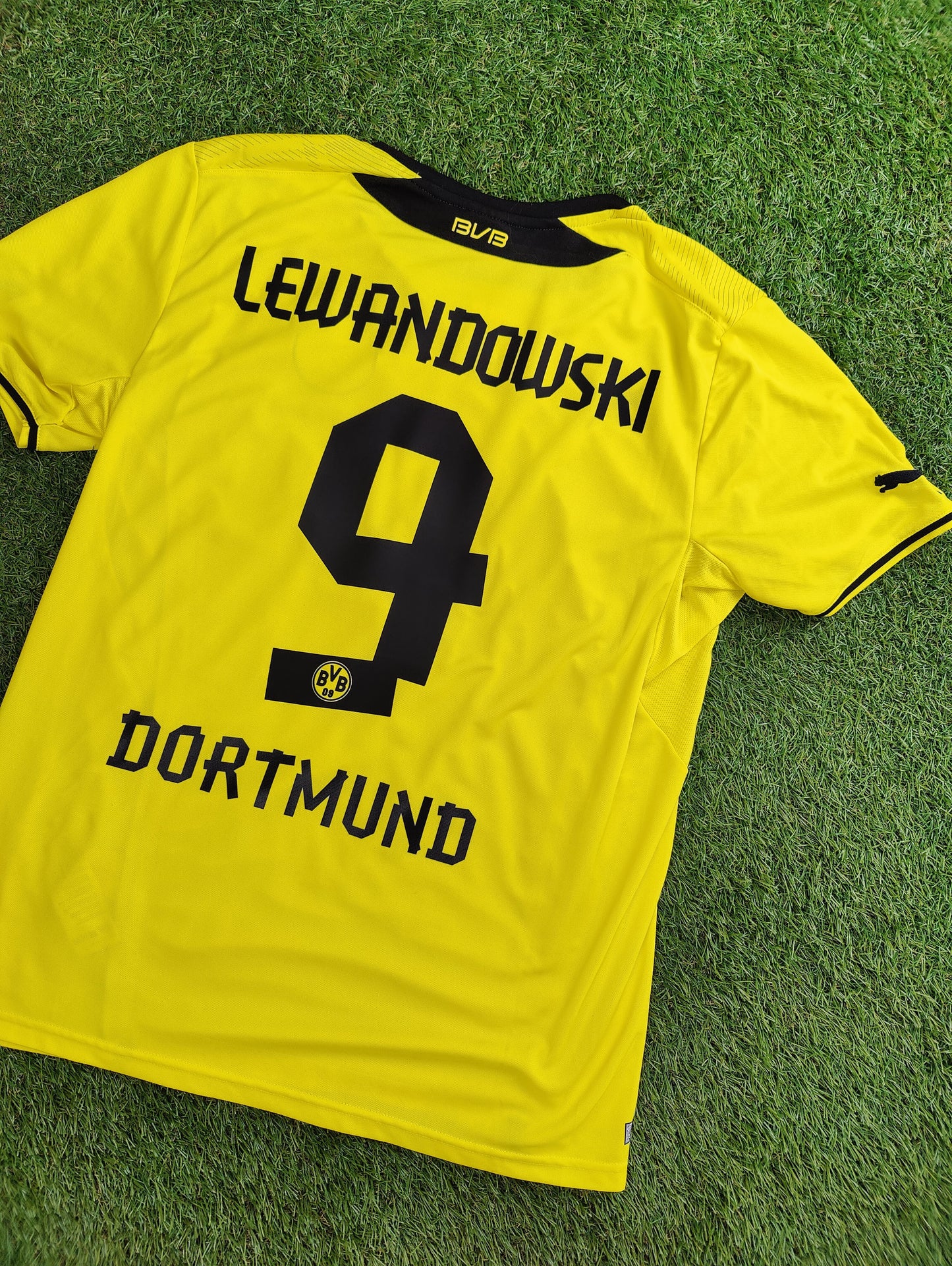 Robert Lewandowski Str. L Borussia Dortmund Hjemmebanetrøje (2013/14)