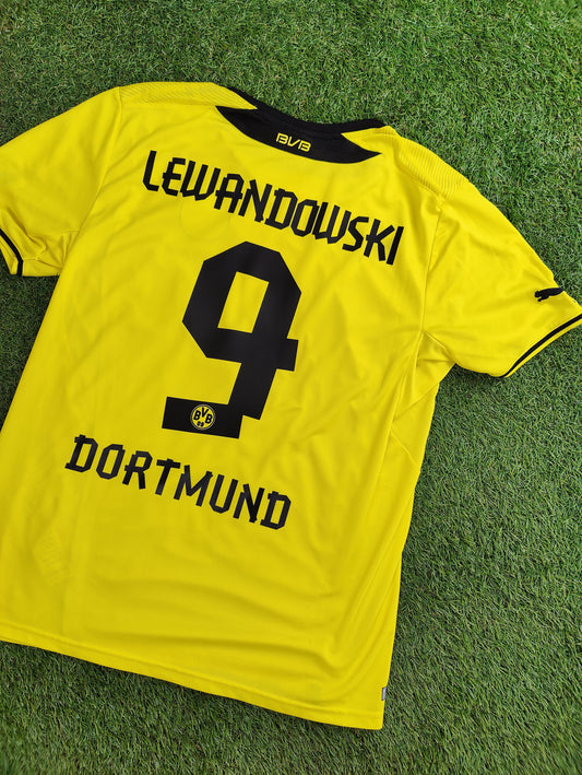 Robert Lewandowski Str. L Borussia Dortmund Hjemmebanetrøje (2013/14)