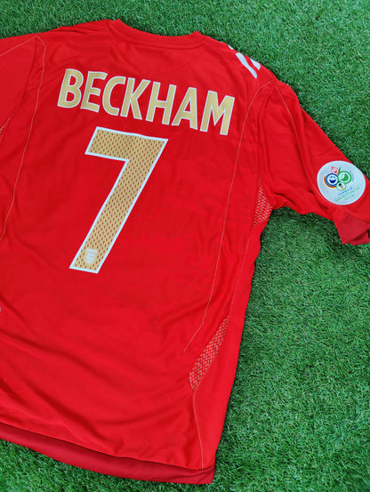 David Beckham Str. L England Udebanetrøje (VM 2006)