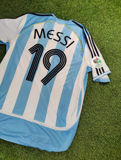 Lionel Messi Str. L Argentina Hjemmebanetrøje (2006)