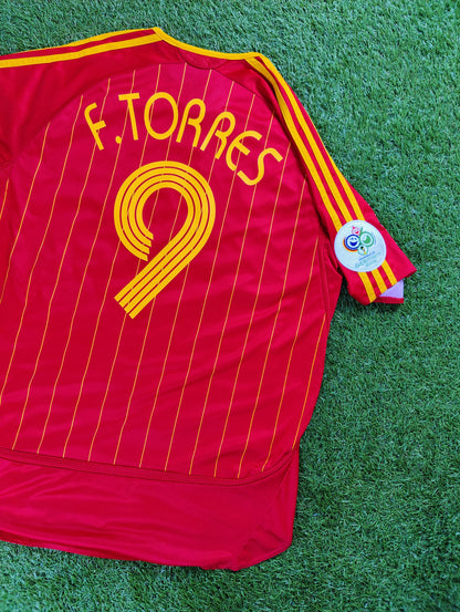 Fernando Torres Str. L Spanien Hjemmebanetrøje (VM 2006)