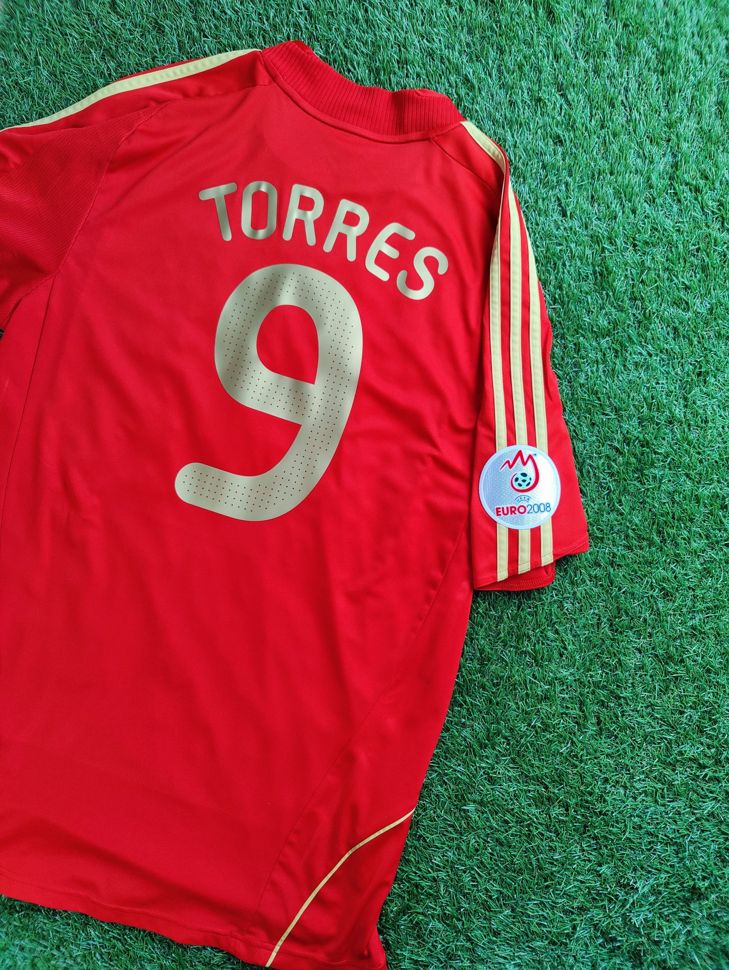 Fernando Torres Str. L Spanien Hjemmebanetrøje – (Euro 2008)