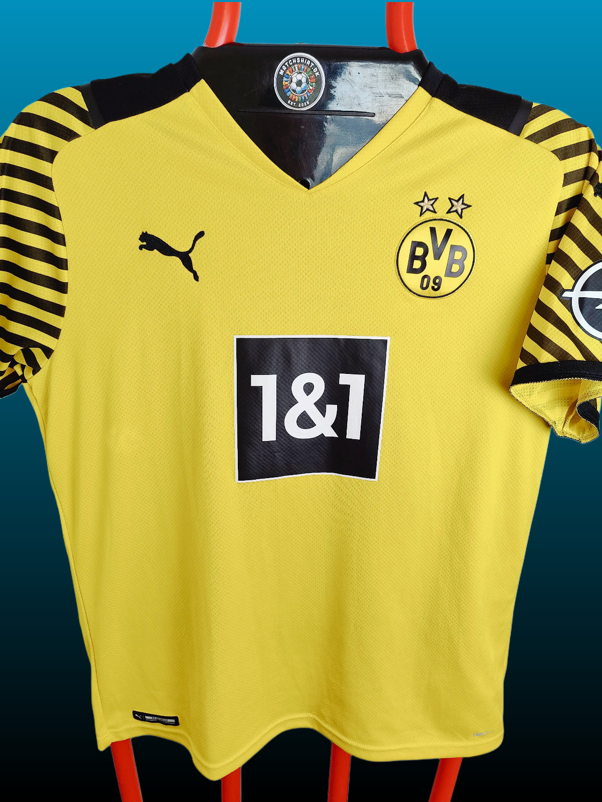 Erling Haaland Str. L Dortmund Hjemmebanetrøje – (2021/22)