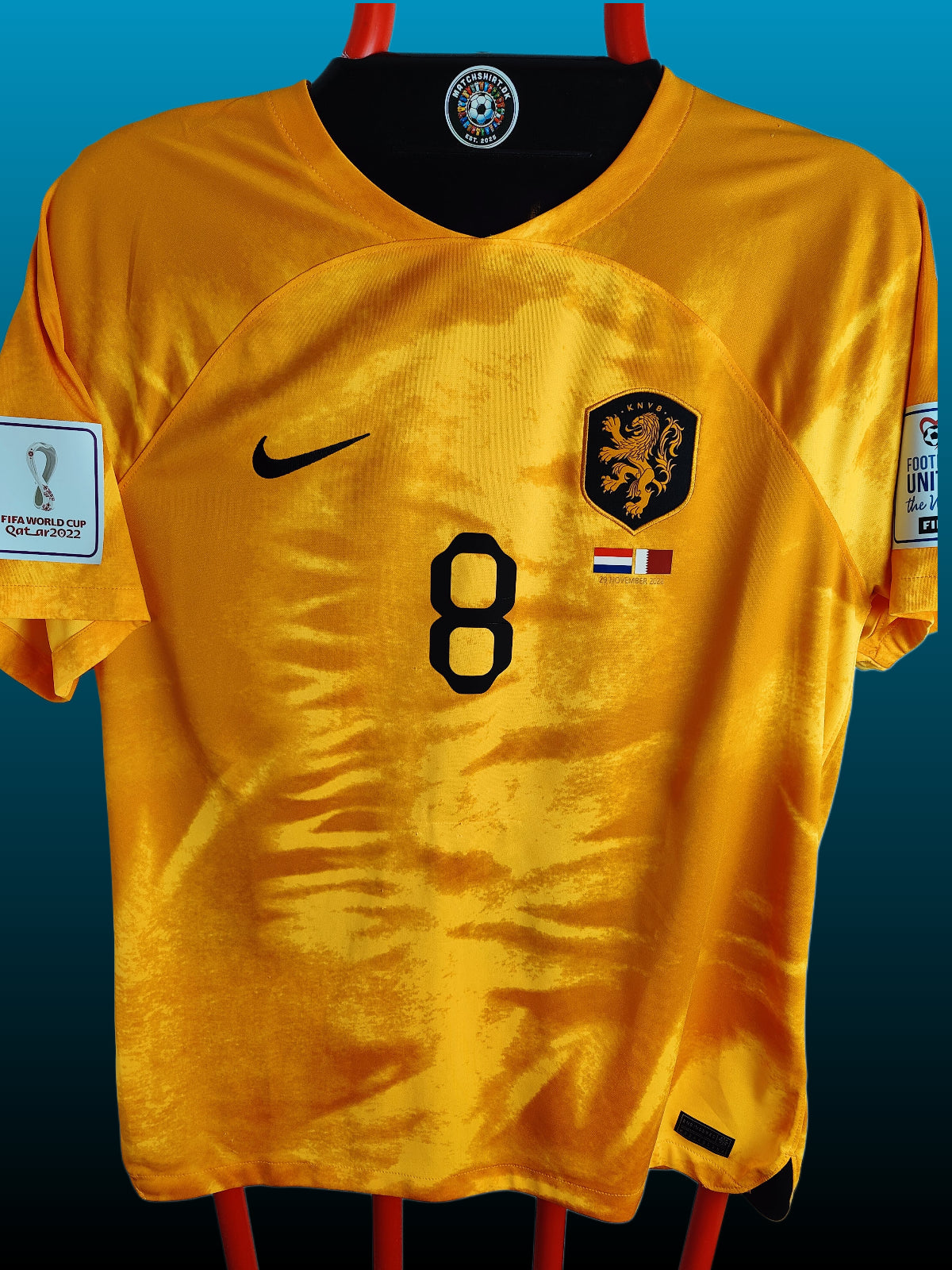 Cody Gakpo Str. XL Holland Hjemmebanetrøje – (VM 2022)