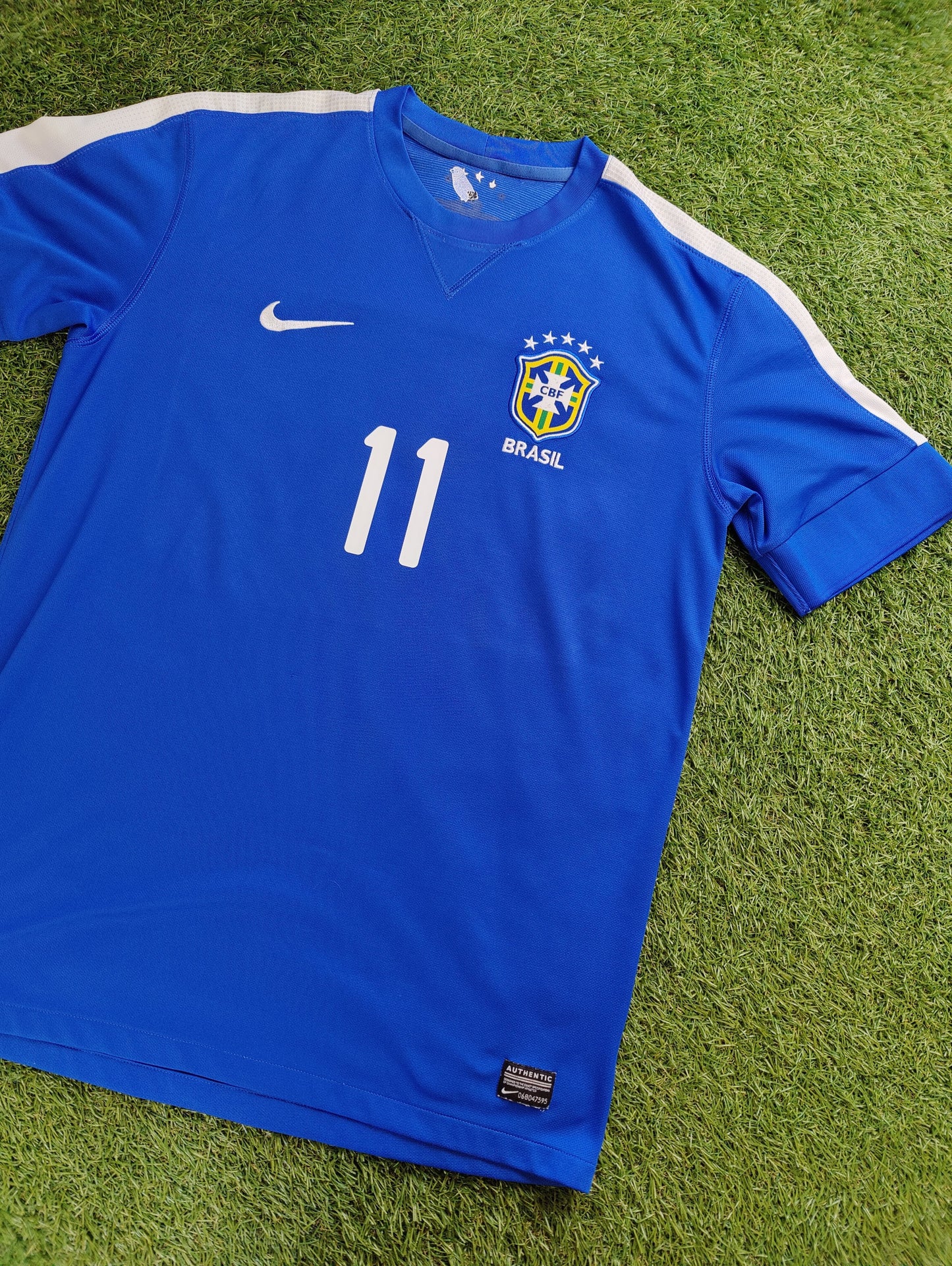 Neymar Jr. Str. L Brasilien Udebanetrøje (2012)