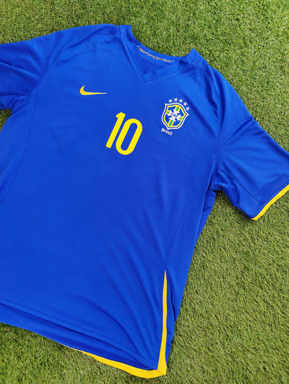 Ronaldinho Str. XXL Brasilien Udebanetrøje (VM-kvalifikation 2010)