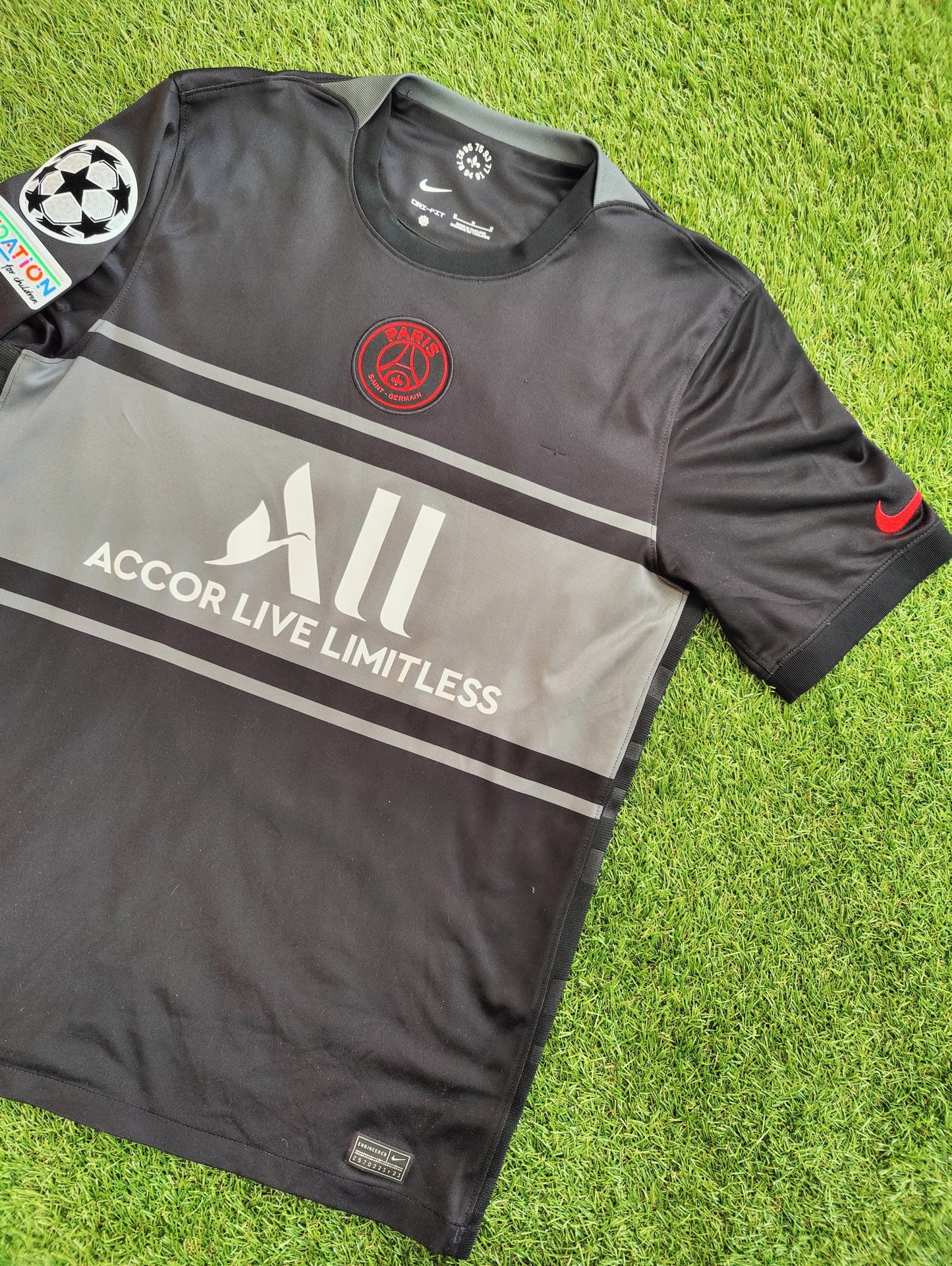 Kylian Mbappé Str. M PSG 3. trøje – (2021/22)