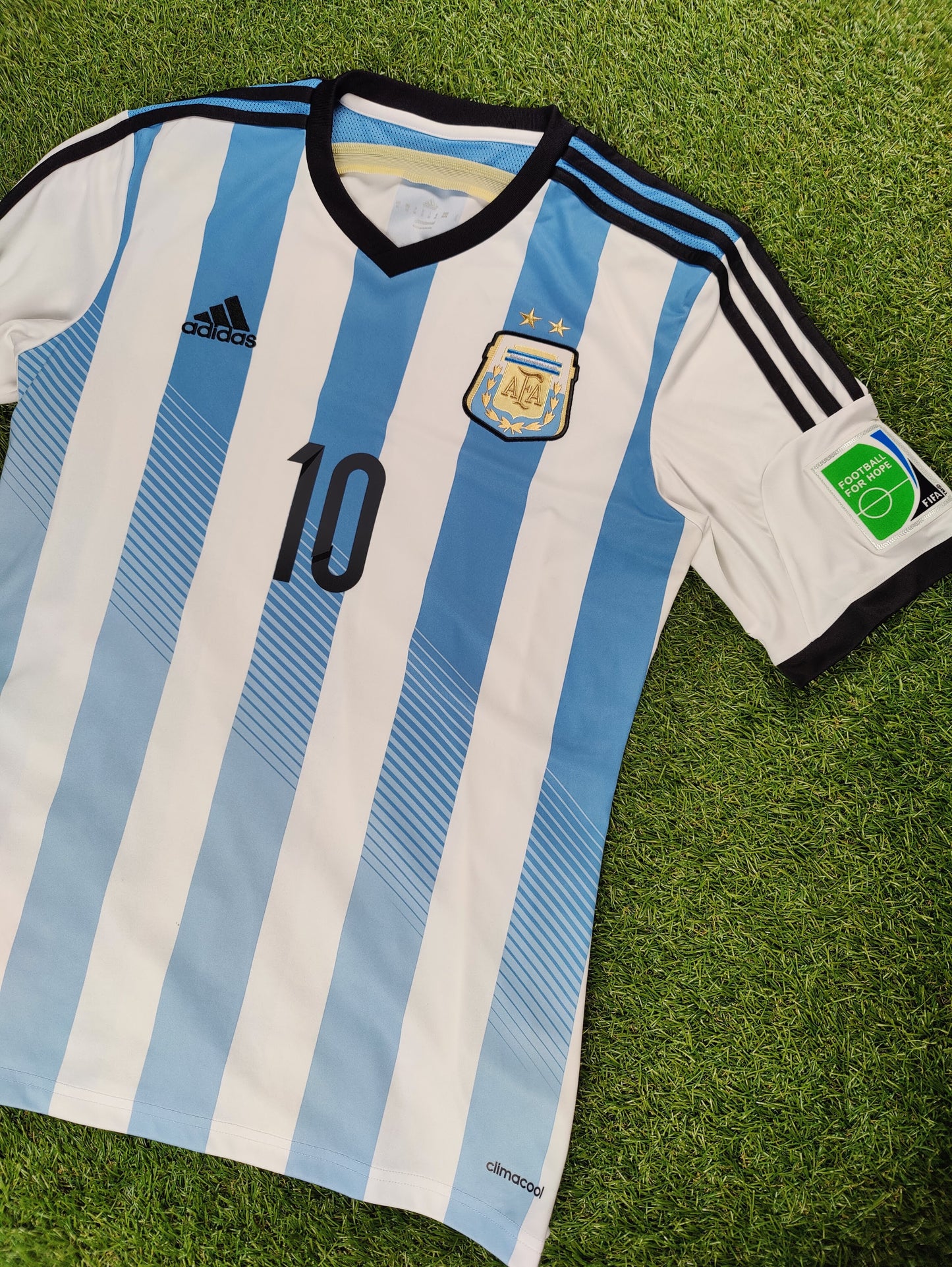 Lionel Messi Str. L Argentina Hjemmebanetrøje (VM 2014)