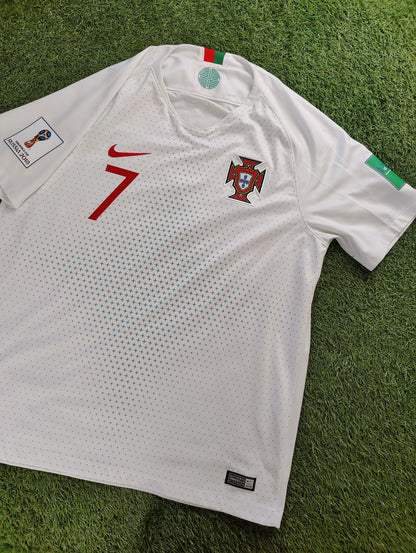 Cristiano Ronaldo Str. XL Portugal Udebanetrøje (VM 2018)