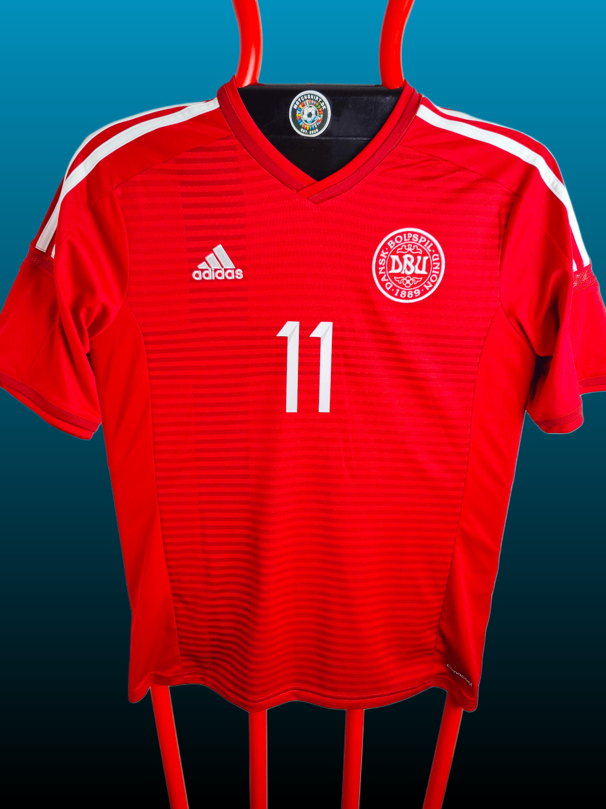 Nicklas Bendtner Danmark Hjemmebanetrøje – Str. M (2014/16)