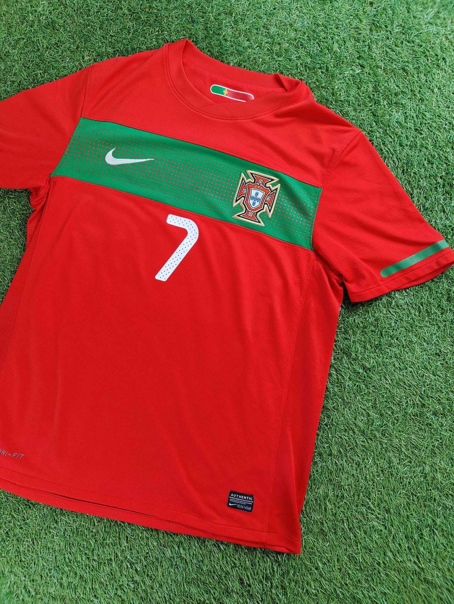 Cristiano Ronaldo Str. M Portugal Hjemmebanetrøje (VM 2010)