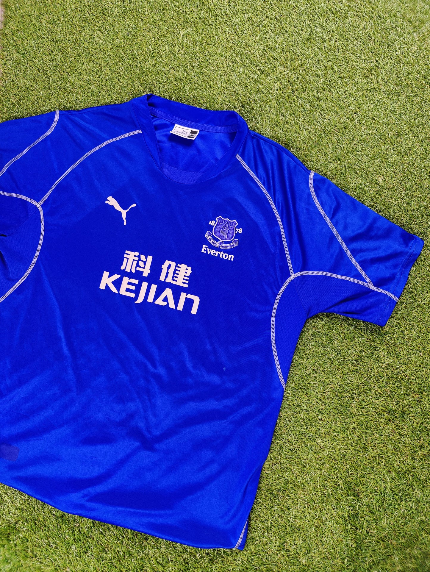 Thomas Gravesen Str. XL Everton Hjemmebanetrøje (2002/03)