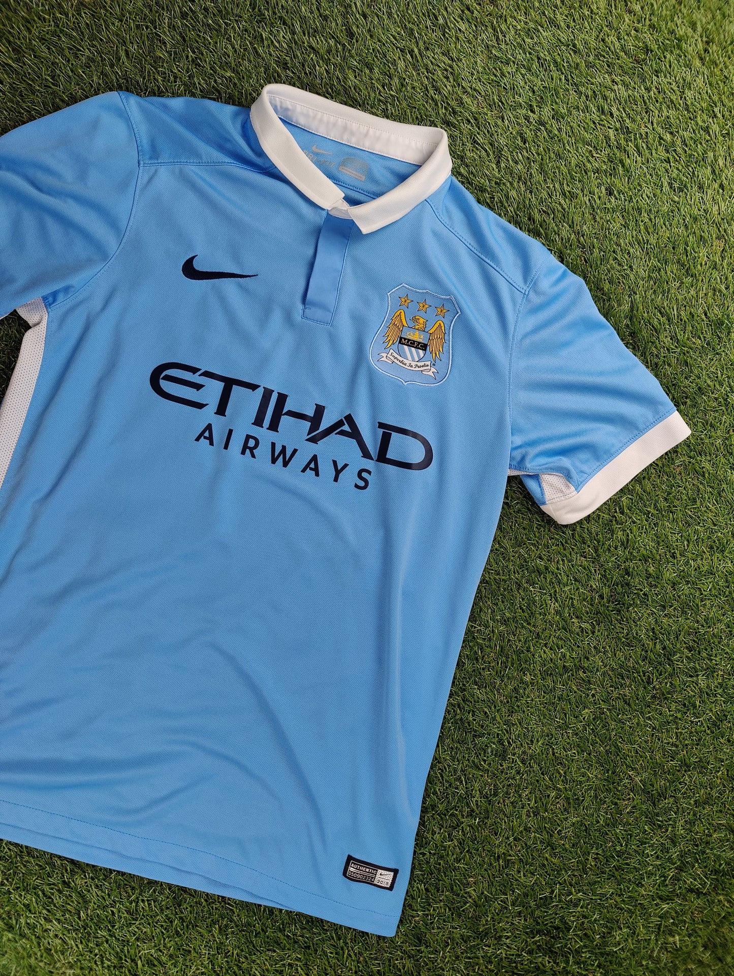 Yaya Touré Str. Medium (M) Manchester City Hjemmebanetrøje (2015/16)