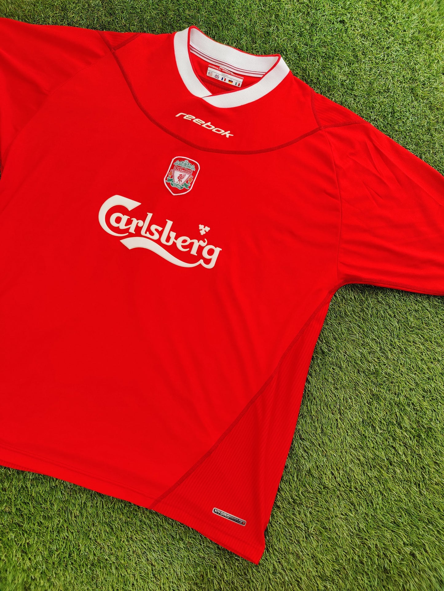 Emile Heskey Str. XXL Liverpool Hjemmebanetrøje (2002/03)
