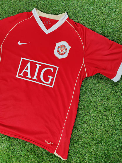 Cristiano Ronaldo Str. M Manchester United Hjemmebanetrøje (2006/07)