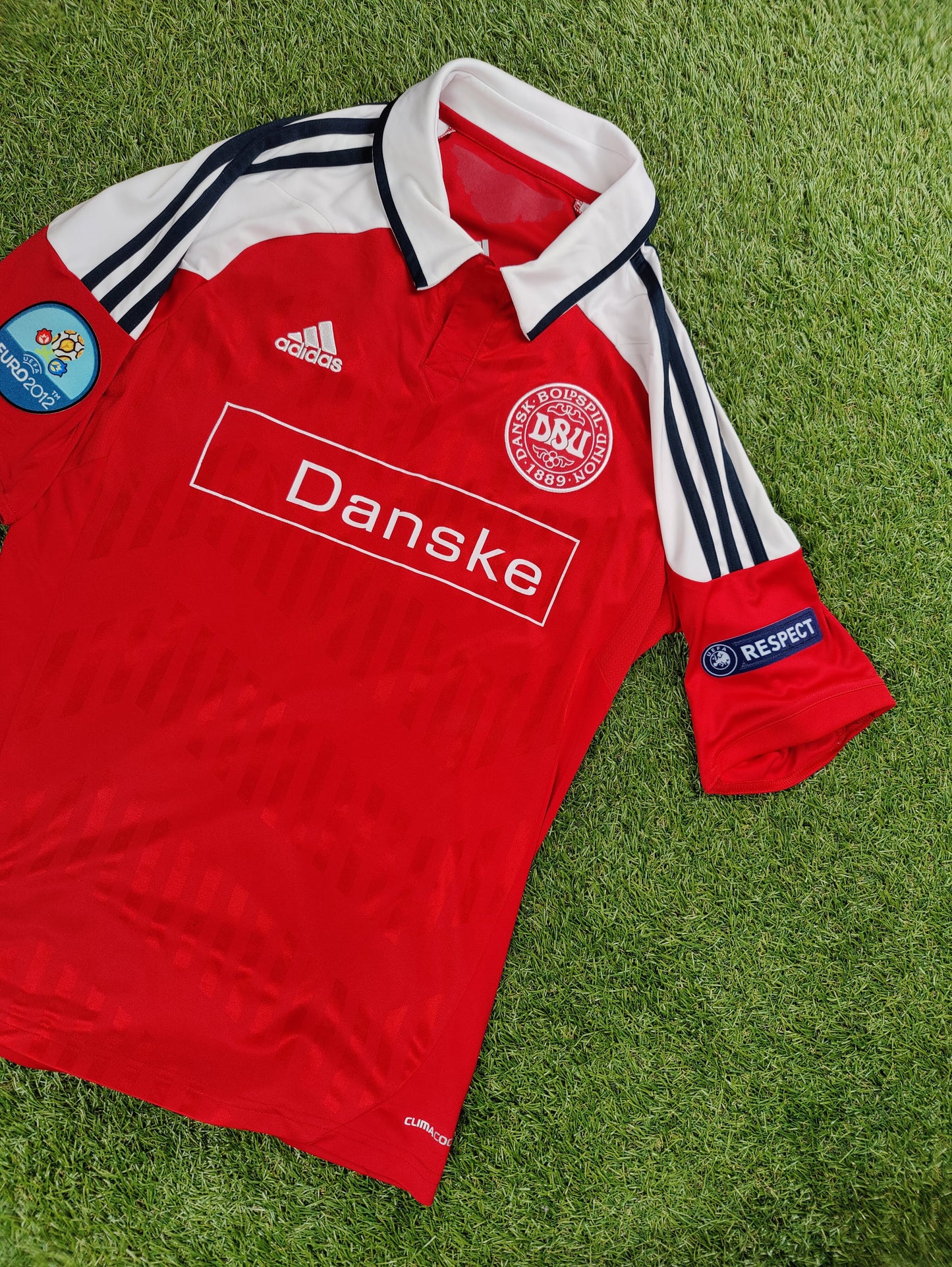 Christian Eriksen Str. Medium (M) Danmark Hjemmebanetrøje (Euro 2012)