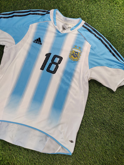 Lionel Messi Str. M Argentina Hjemmebanetrøje (2004)