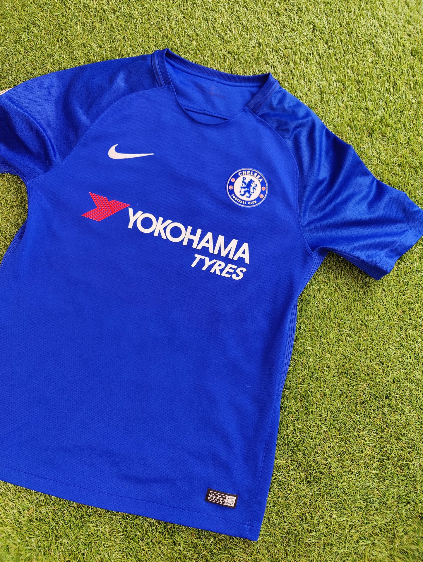 Eden Hazard Str. M Chelsea Hjemmebanetrøje (2017/18)