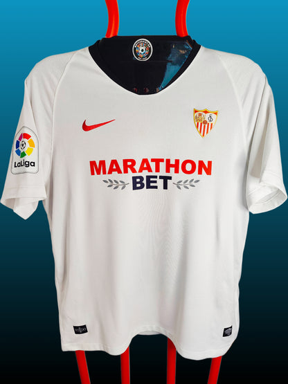 Javier Chicharito Hernández Sevilla Hjemmebanetrøje – Str. XL (2019/20)