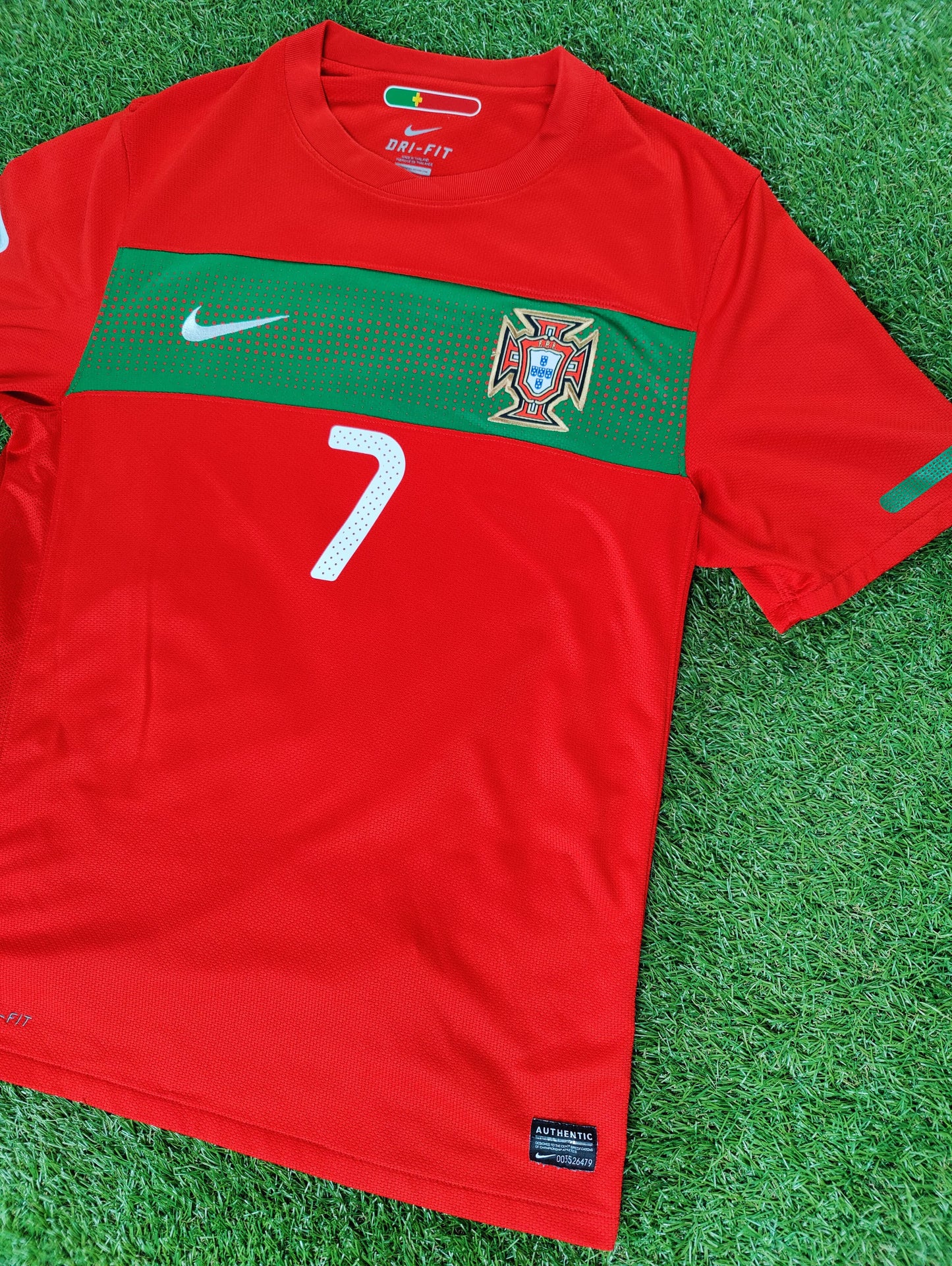Cristiano Ronaldo Str. M Portugal Hjemmebanetrøje (VM 2010)
