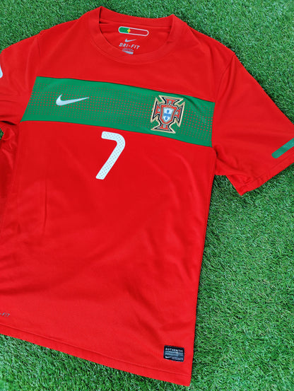 Cristiano Ronaldo Str. M Portugal Hjemmebanetrøje (VM 2010)