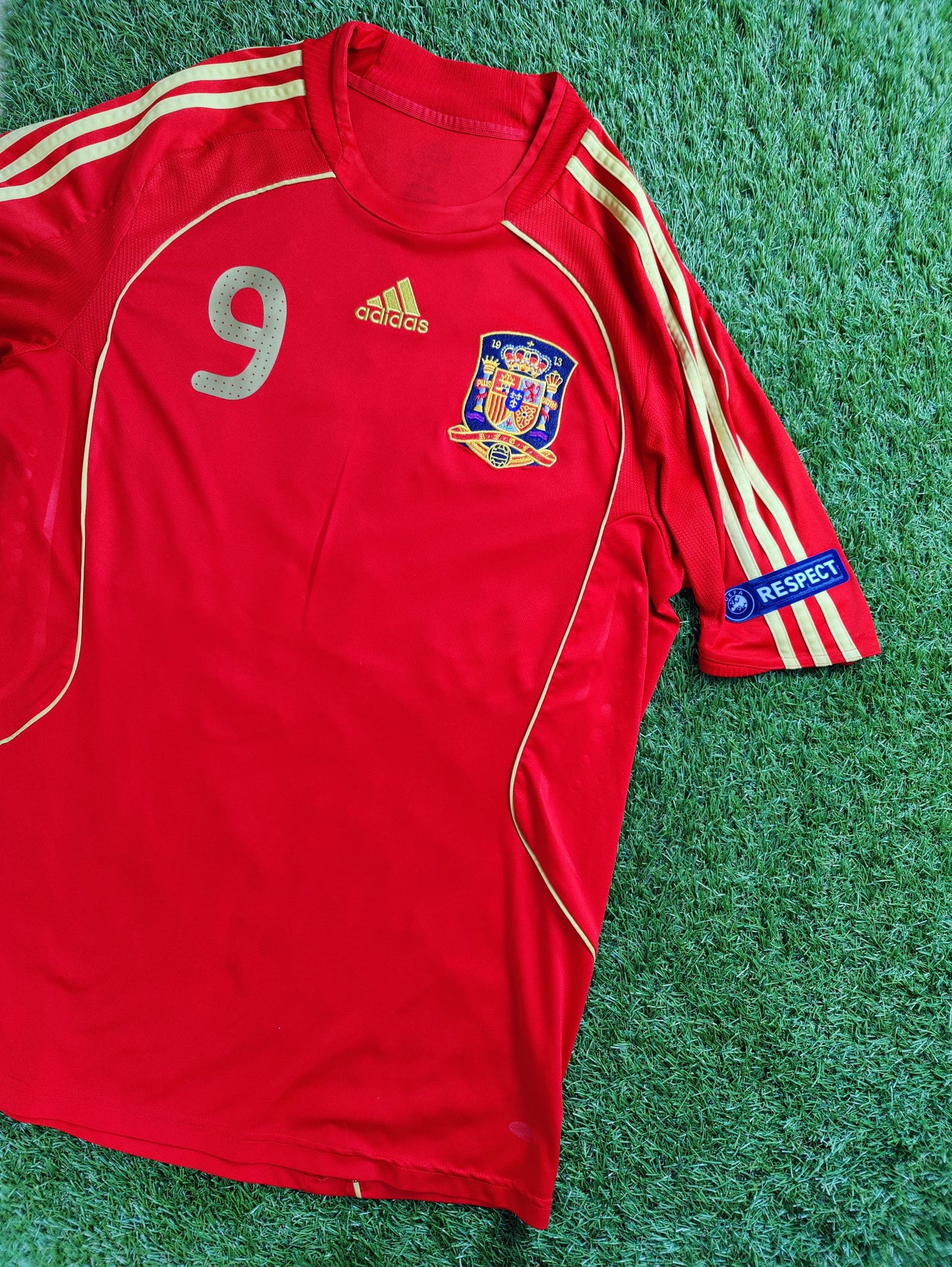 Fernando Torres Str. L Spanien Hjemmebanetrøje – (Euro 2008)