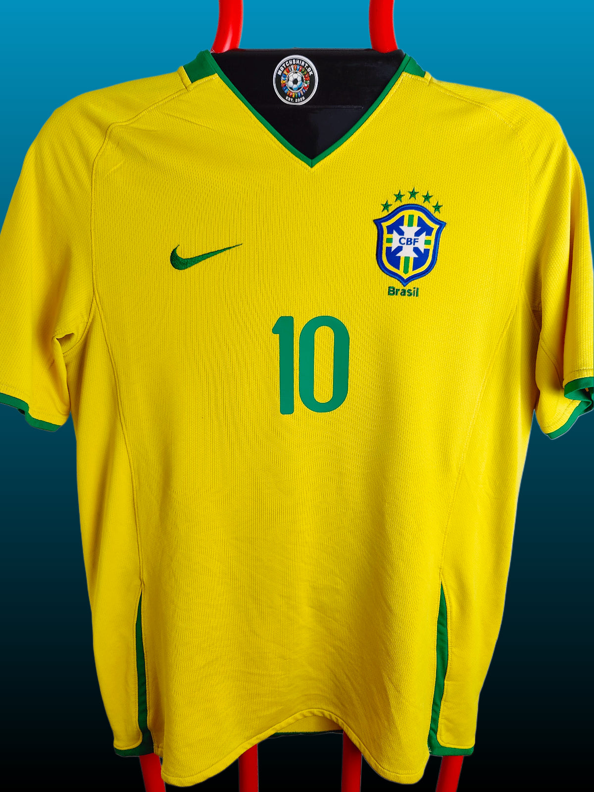 Ronaldinho Brasilien Hjemmebanetrøje – Str. L (2008/09)