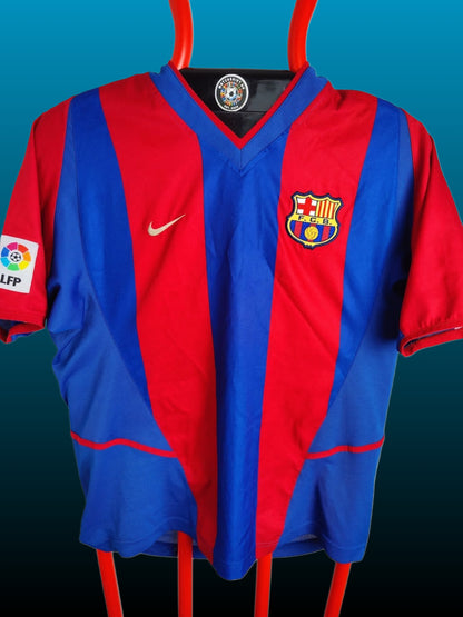Andrés Iniesta FC Barcelona Hjemmebanetrøje – Str. M (2002/03)