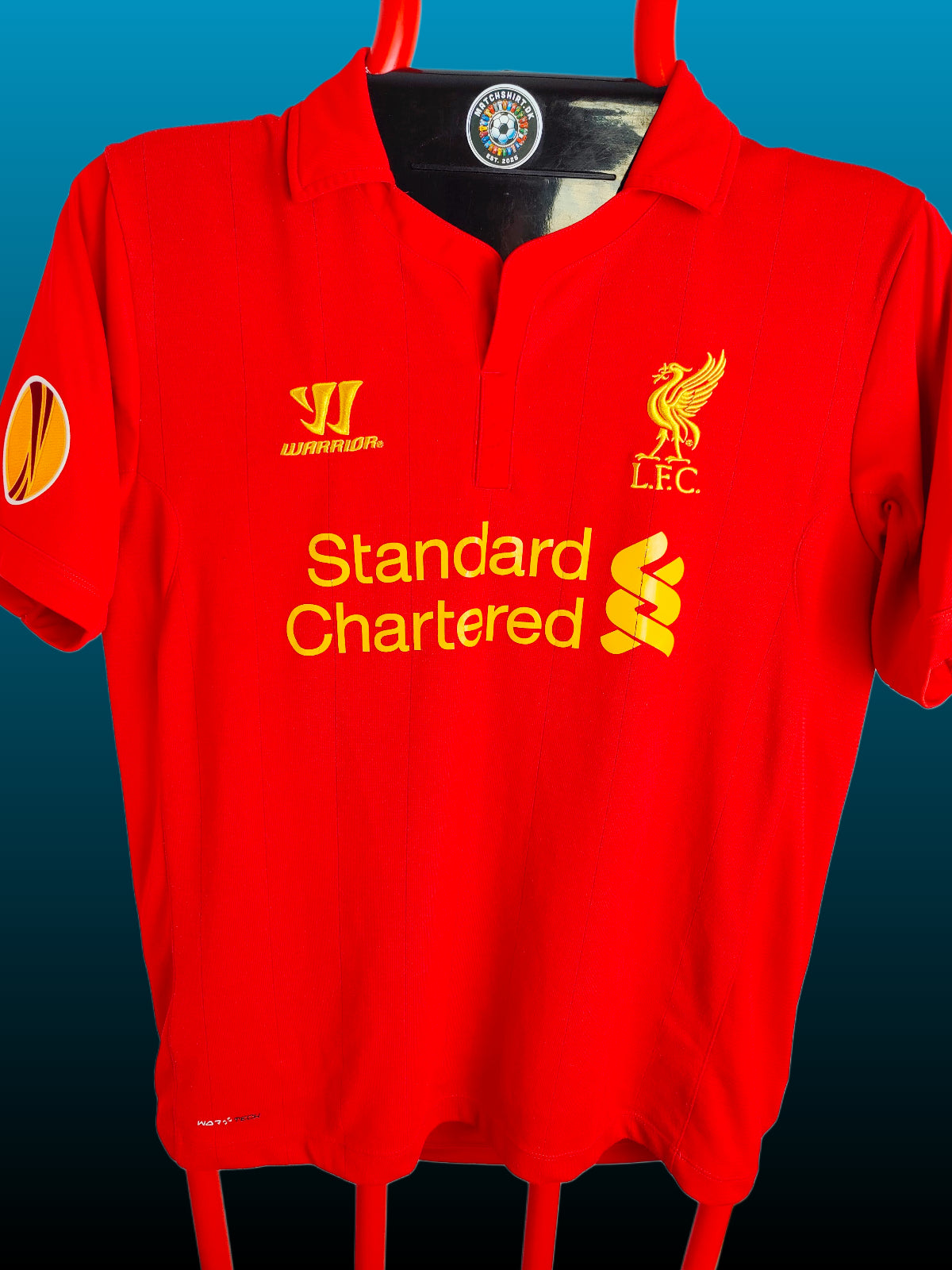 Steven Gerrard Liverpool Europa League Hjemmebanetrøje – Str. L (2012/13)