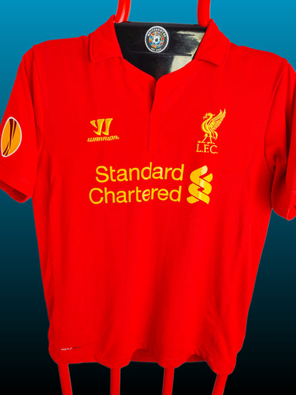 Steven Gerrard Liverpool Europa League Hjemmebanetrøje – Str. L (2012/13)