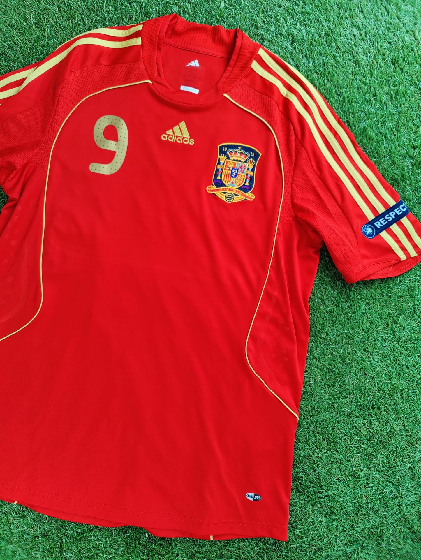 Fernando Torres Str. L Spanien Hjemmebanetrøje (Euro 2008)