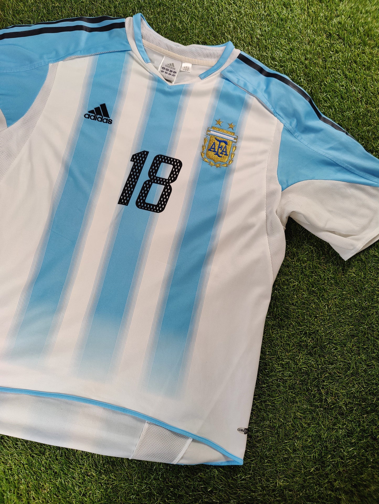 Lionel Messi Str. XL Argentina Hjemmebanetrøje (2004)