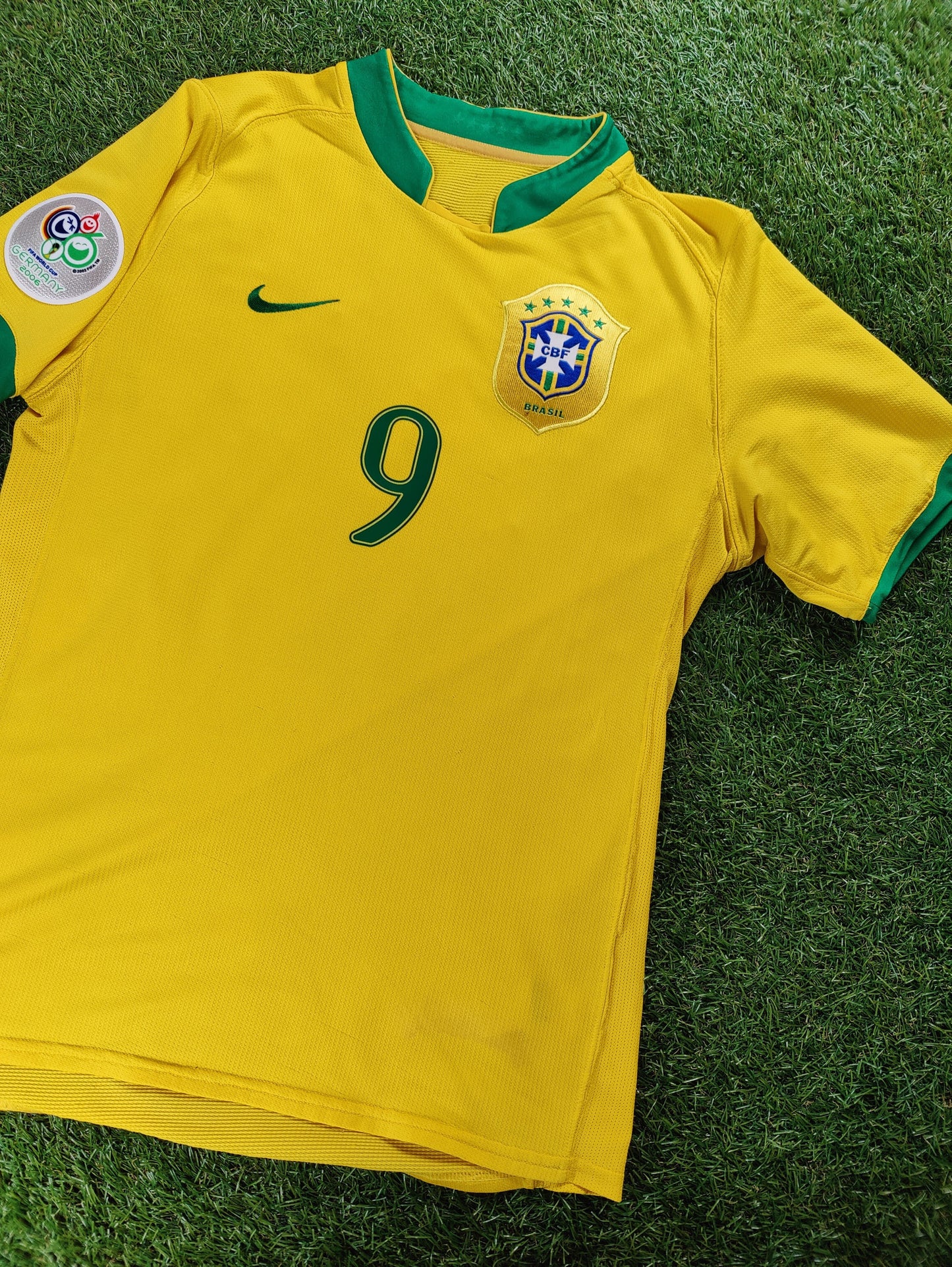 Ronaldo Nazário Str. M Brasilien Hjemmebanetrøje (VM 2006)