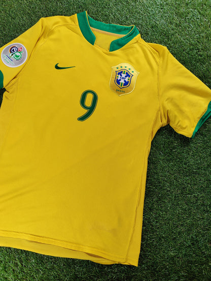 Ronaldo Nazário Str. M Brasilien Hjemmebanetrøje (VM 2006)