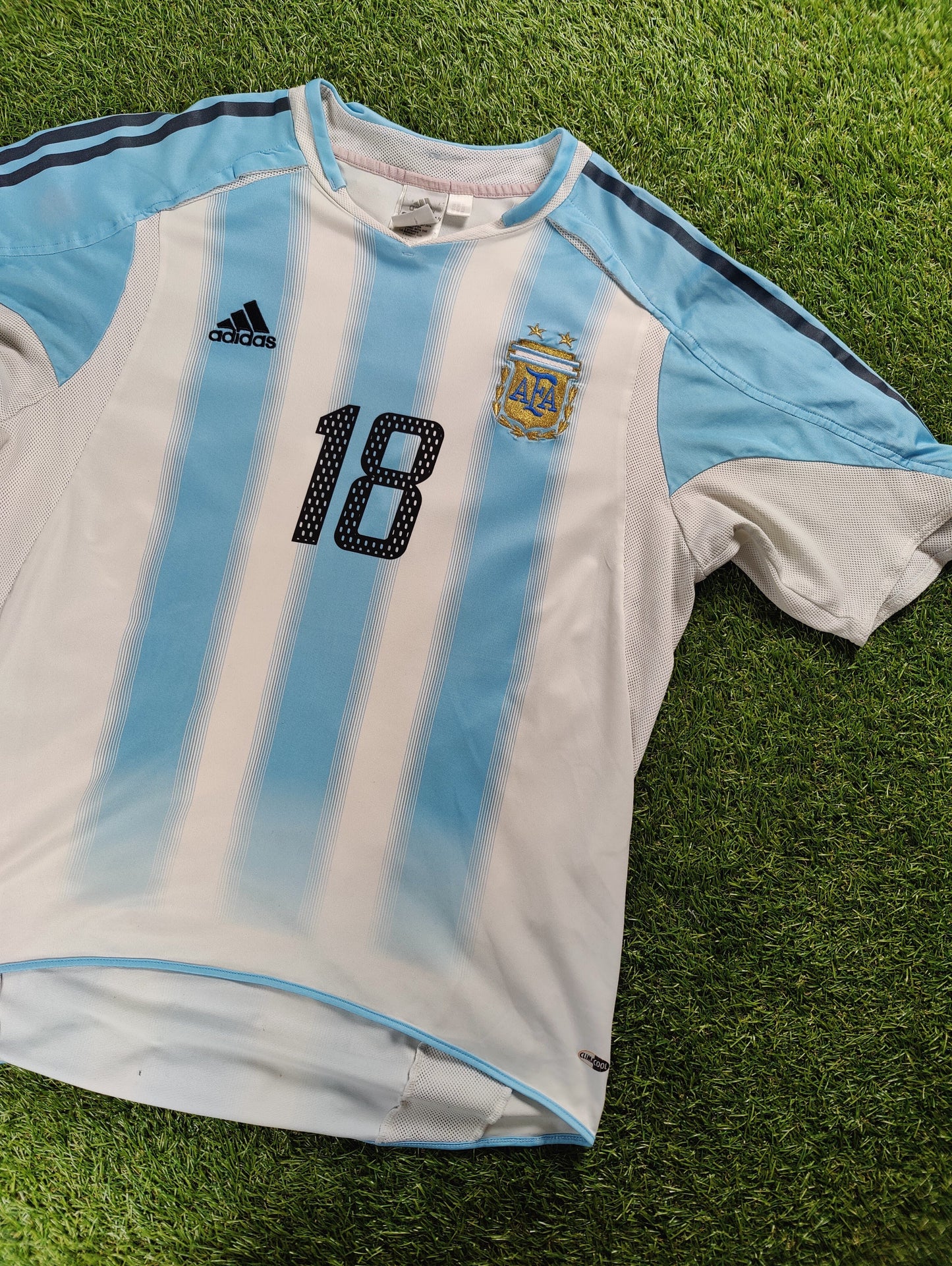 Lionel Messi Str. L Argentina Hjemmebanetrøje (2004)