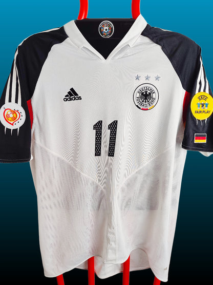 Miroslav Klose Tyskland Euro 2004 Hjemmebanetrøje – Str. XL