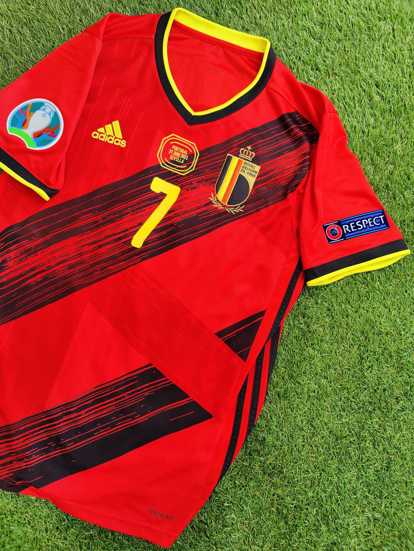 Kevin De Bruyne Str. M Belgien vs Portugal – 27. juni 2021 – (Euro 2020)
