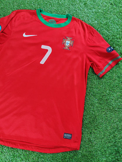 Cristiano Ronaldo Str. M Portugal Hjemmebanetrøje (Euro 2012)