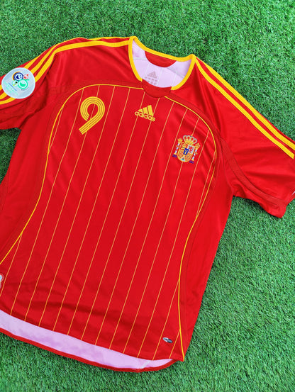 Fernando Torres Str. L Spanien Hjemmebanetrøje (VM 2006)