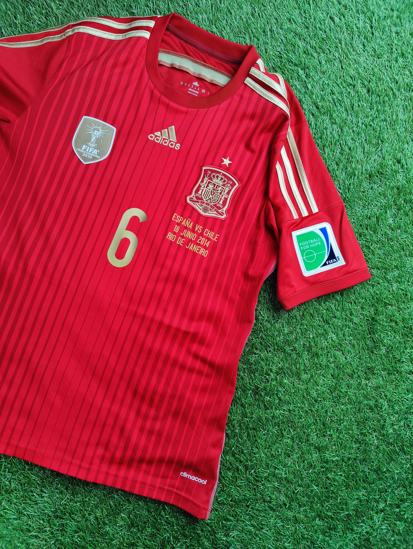 Andrés Iniesta Str. M Spanien vs Chile – 16. juni 2014 – (VM 2014)