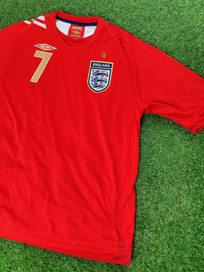 David Beckham Str. L England Udebanetrøje (VM 2006)
