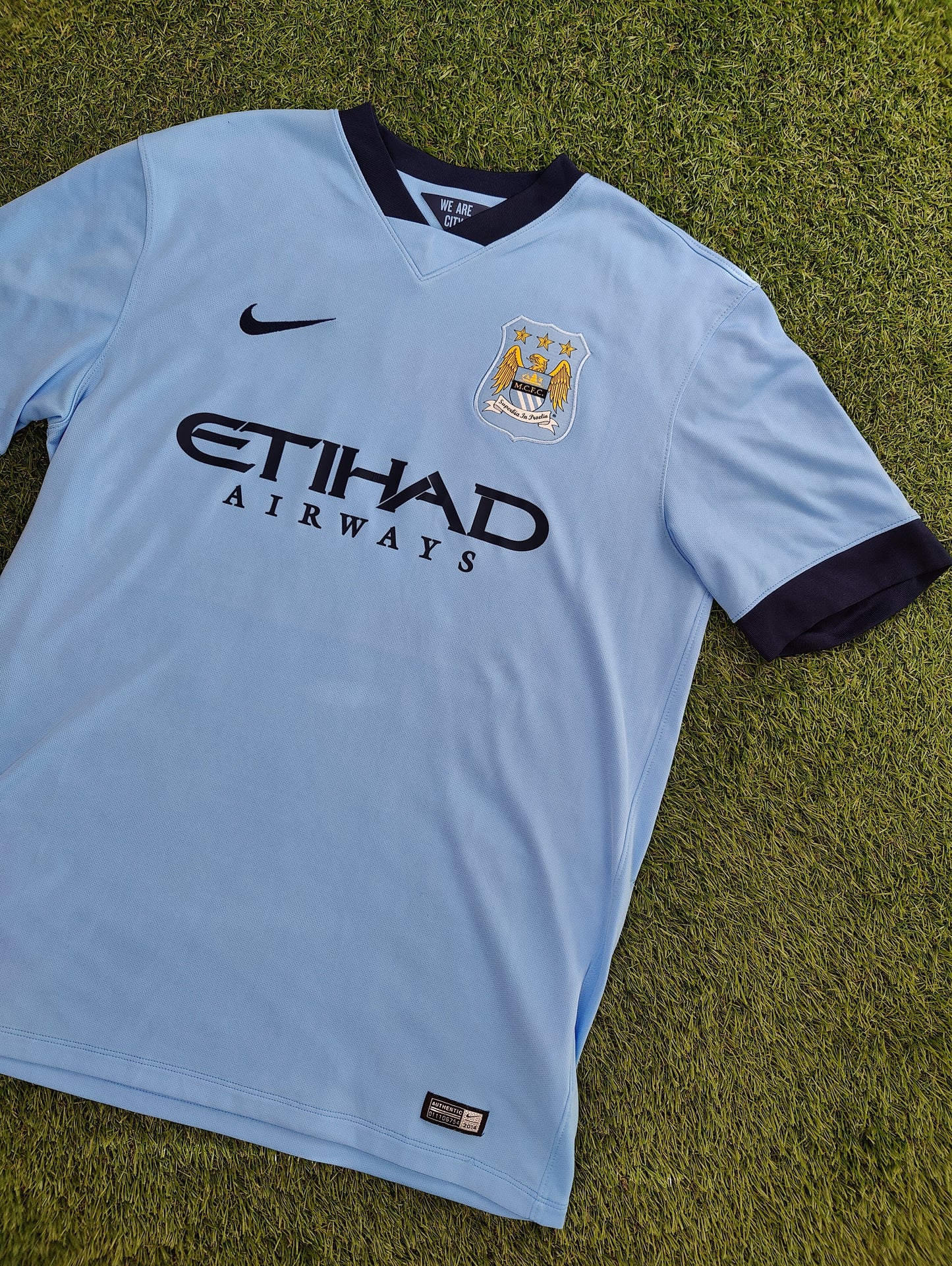 Yaya Touré Str. L Manchester City Hjemmebanetrøje (2014/15)