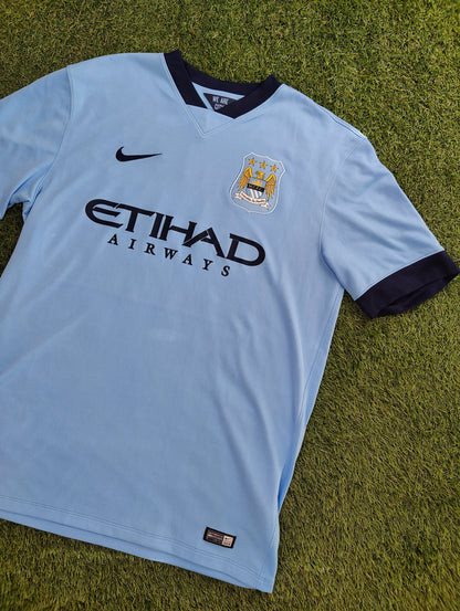 Yaya Touré Str. L Manchester City Hjemmebanetrøje (2014/15)