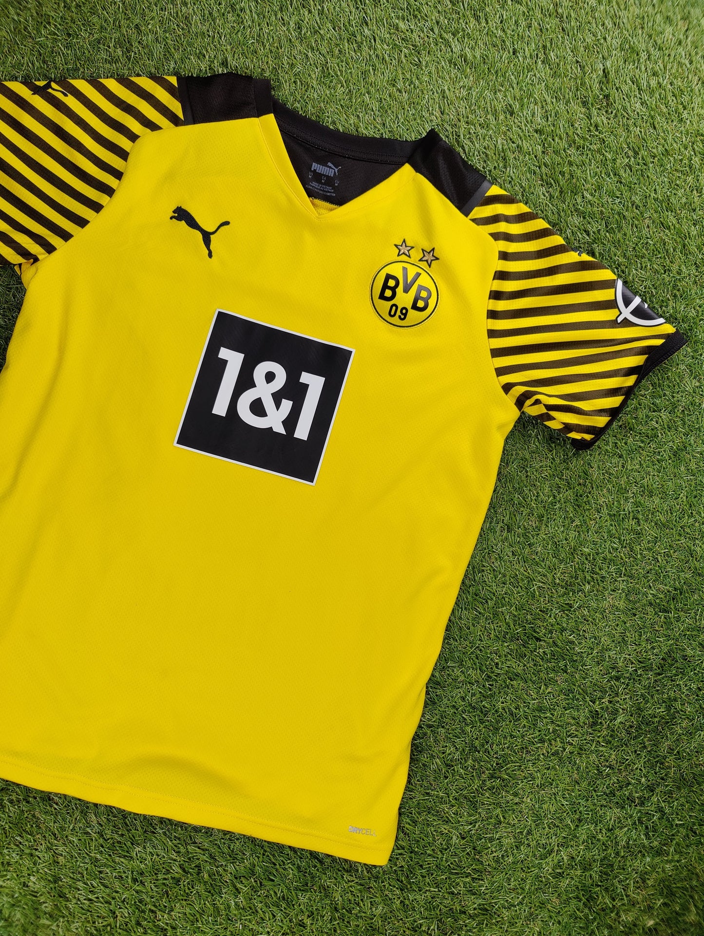 Erling Haaland Str. Medium (M) Borussia Dortmund Hjemmebanetrøje (2021/22)