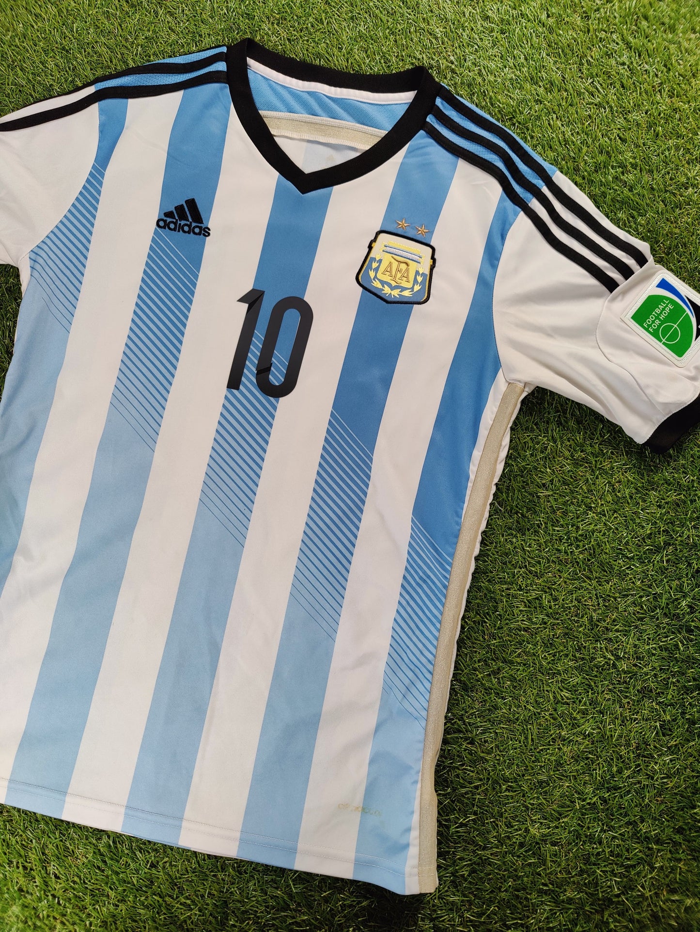 Lionel Messi Str. M Argentina Hjemmebanetrøje (VM 2014)